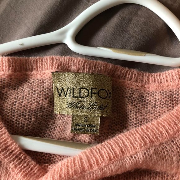 Wildfox pink distressed dice sweater - Picture 2 of 4